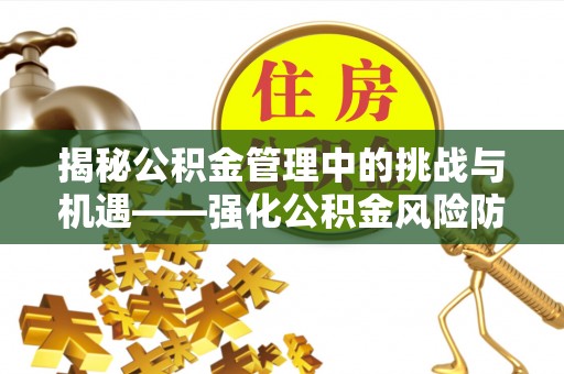 鹤山揭秘公积金管理中的挑战与机遇——强化公积金风险防控的多维策略
